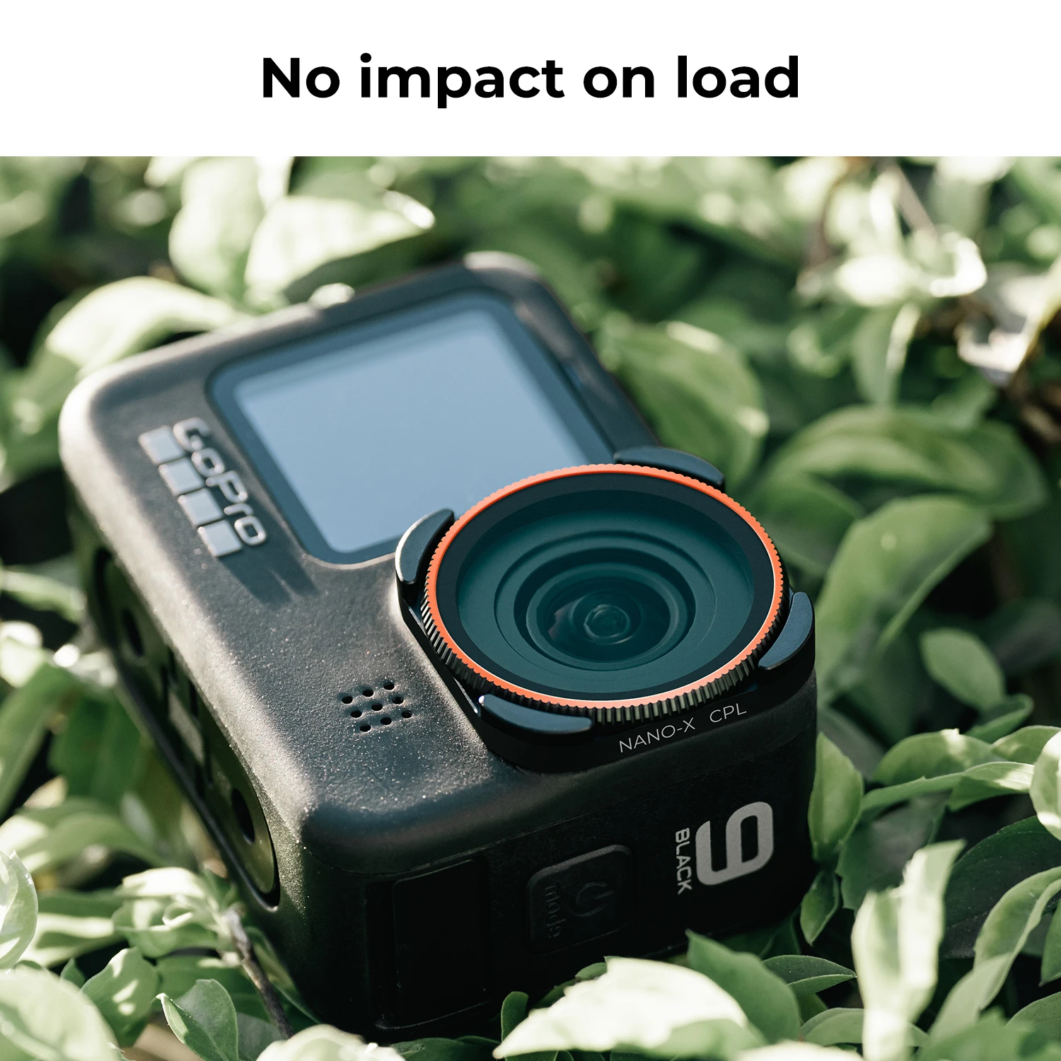 K&F Concept GoPro Hero Action Camera CPL Filter Anti-reflection Green Coating Nano-X for GoPro Hero9 Hero10 Hero11 Hero12