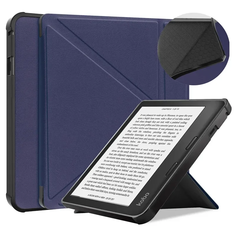 Multi-folding Stand Cover For Cpque Kobo Libra Colour Smart Case