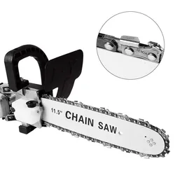 Chainsaw Bracket Parts Change Angle Grinder Into Chain Saw Wood Cutting Electric Saw For 100mm Electric Angle Grinder Accessorie