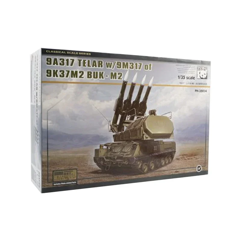 Kit de modelo de plástico ensamblado modelo Panda PH35034 9K317 Buk-M2 lanzador de misiles de defensa aérea escala 1/35