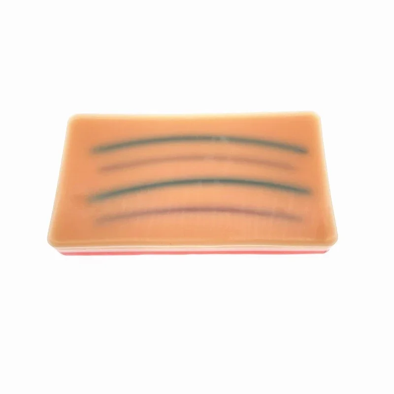 

High quality Venipuncture IV Injection Training Pad Silicone Human Skin Suture Training Model