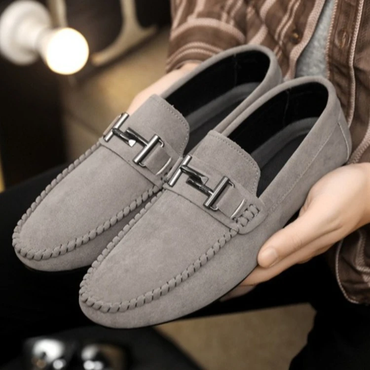 Frühling/Sommer Mode Herren Casual Slipper Rutschfeste Slip-On Schuhe Herren Fahrschuhe – Detail 14