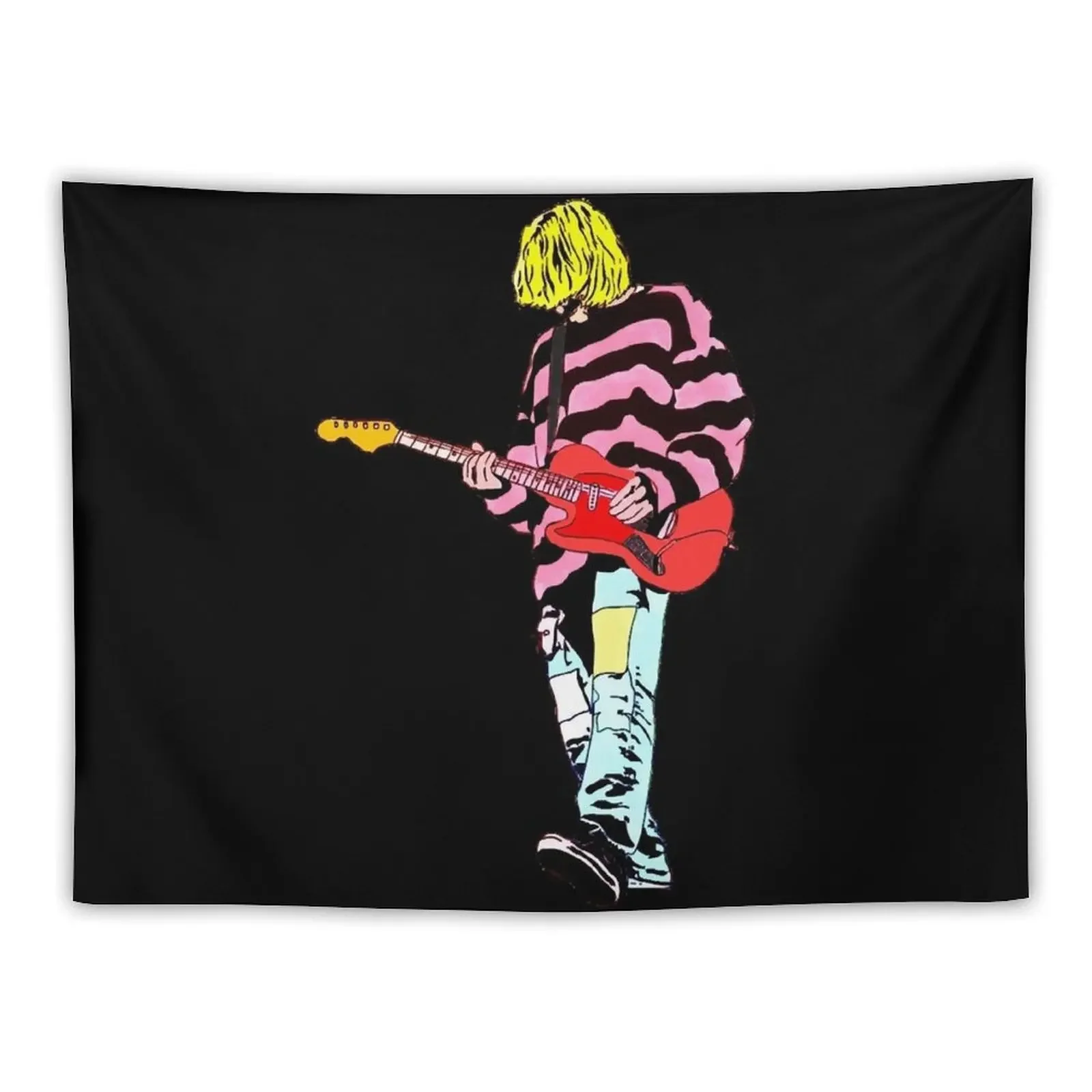 Kurt Cobain Tapestry Wall Hangings Decoration Home Decorating Wallpapers Home Decor Tapestry