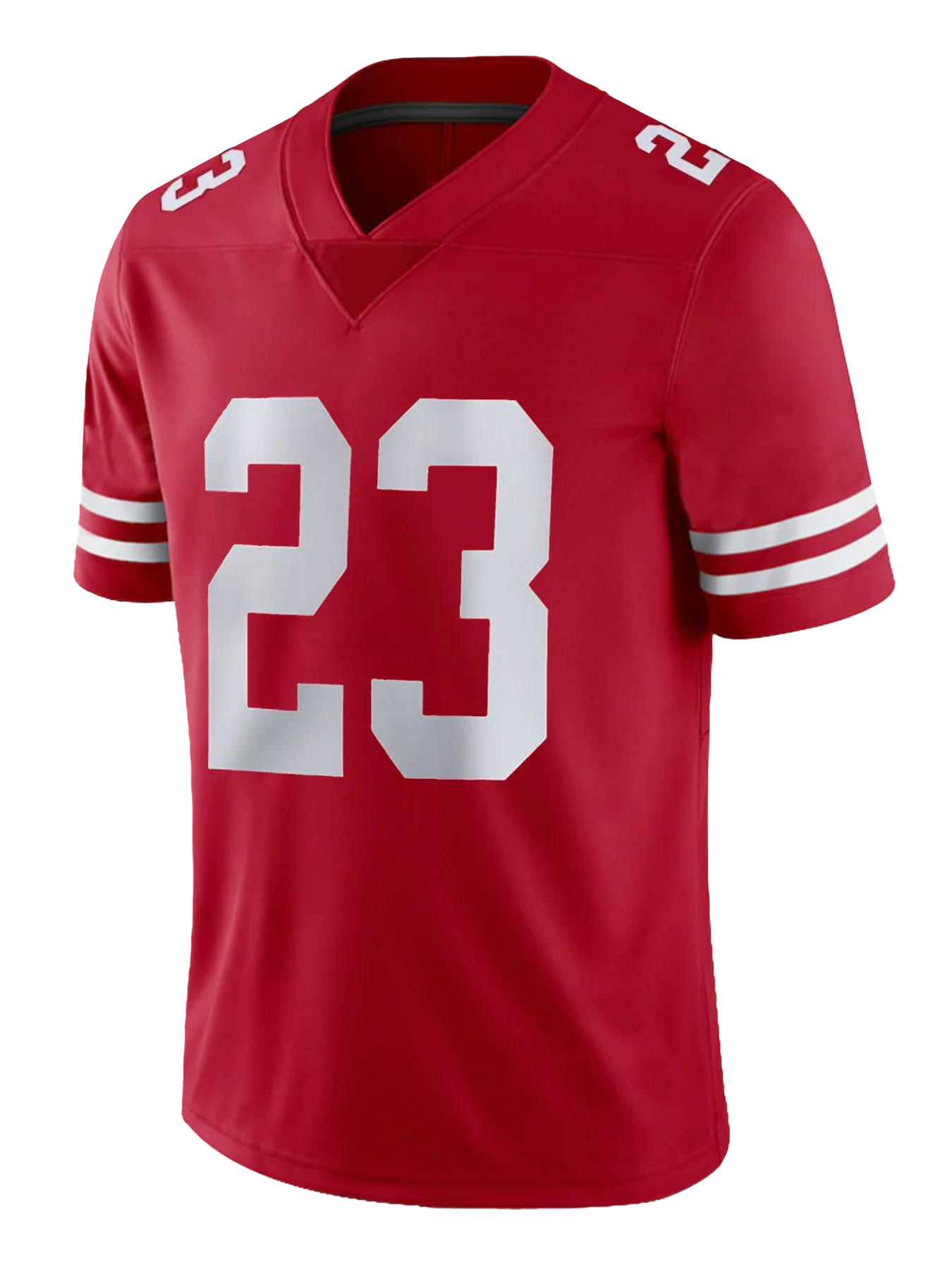 American Football Jersey Custom Shirts  Breathable Uniforms Rugby jersey #23 San Francisco City 49er Christian McCaffrey