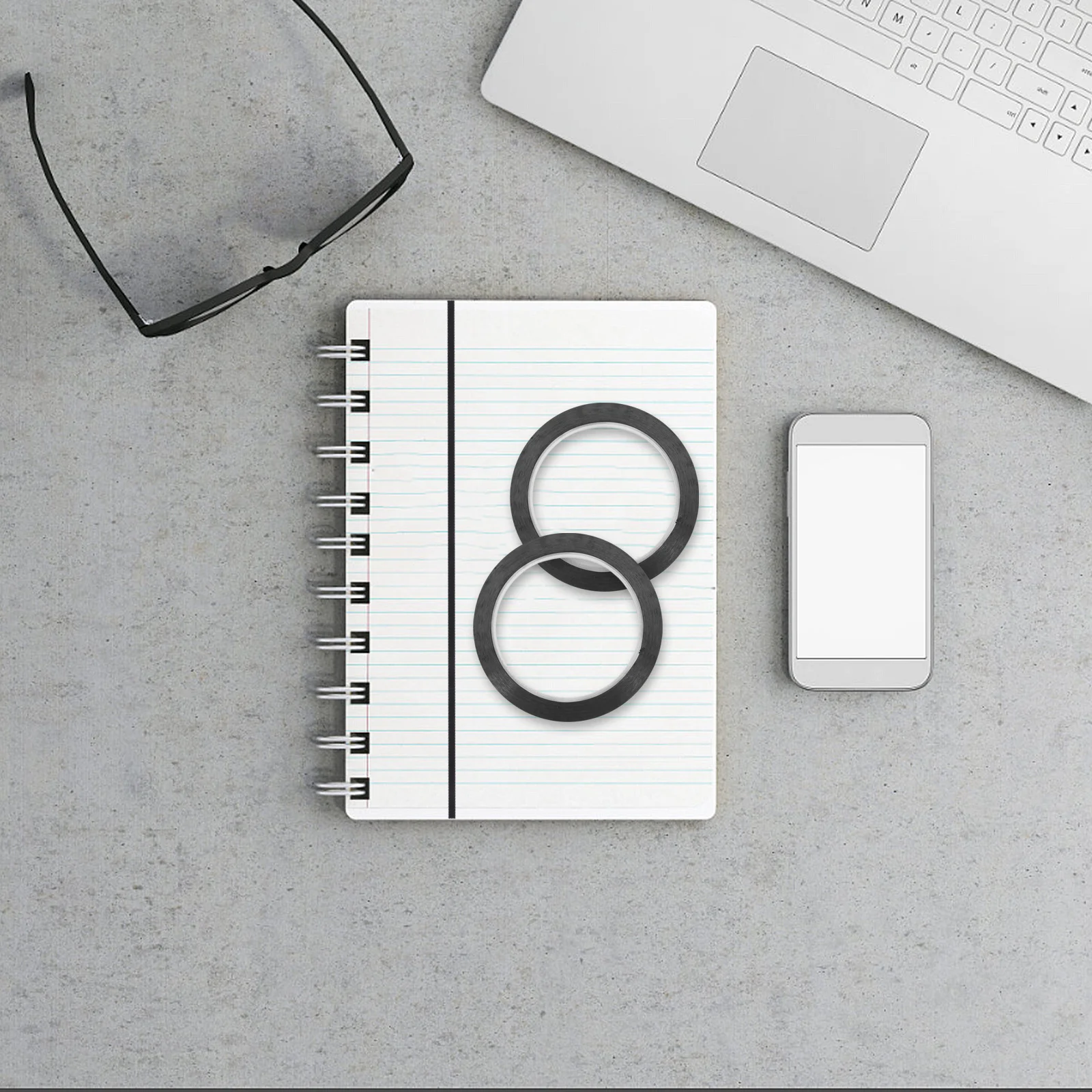 

10pcs Black Tape Self Adhesive Grid Marking For Whiteboard Drafting Art Craft Journal Scrapbook Wallpaper Tool Graphic Chart