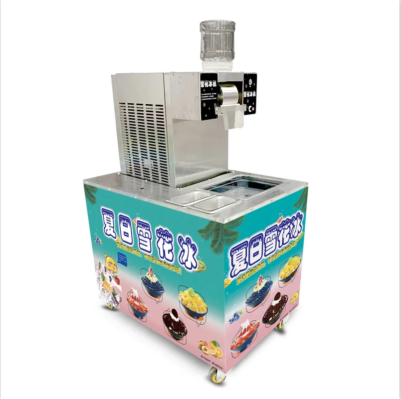 Ice shaver, commercial snowflake ice machine, street stall