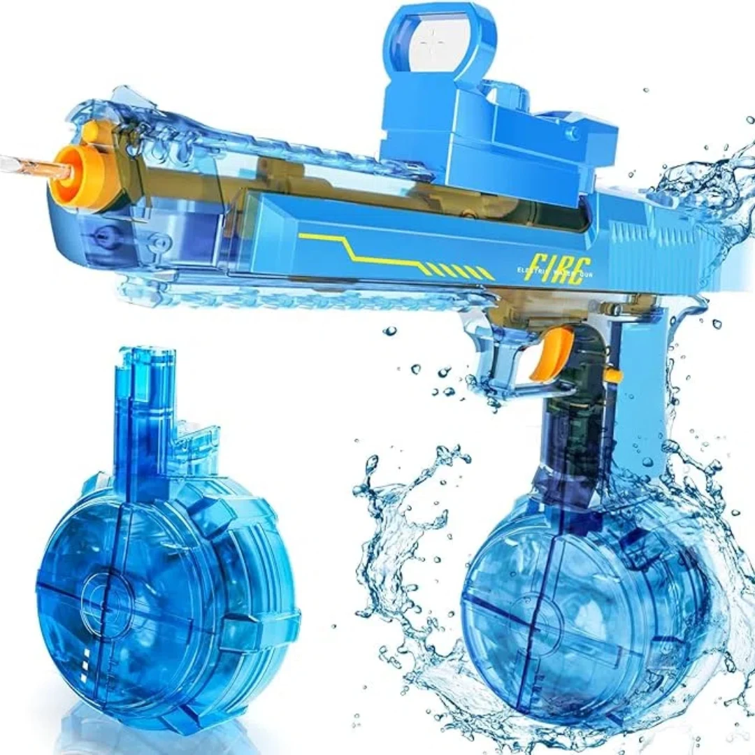 ปืนฉีดน้ําไฟฟ้า, ของเล่น Super Water ความจุสูง, ปืนฉีดน้ําของเล่นสําหรับเด็กและผู้ใหญ่, เกมยิงสระน้ํากลางแจ้ง