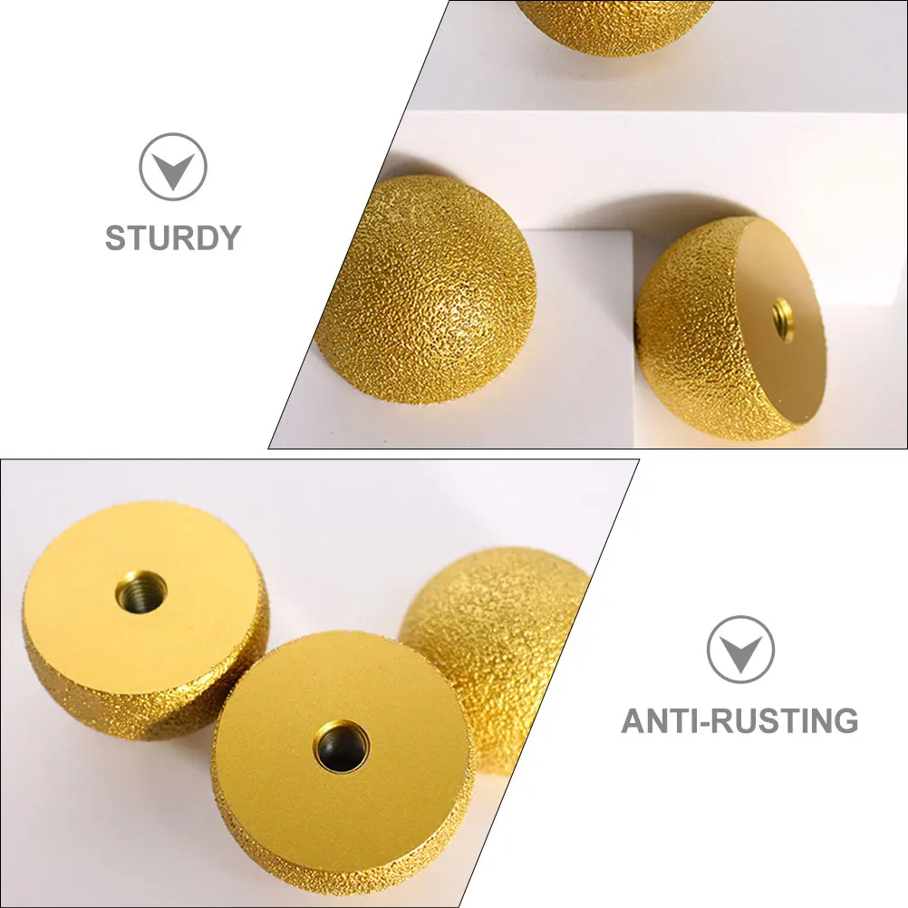 

Sphere Rotary Burr Diamond Tools for Angle Grinder Planter Carving Wood Bits Ball Grinding Head Flower Pot Engraving Attachment