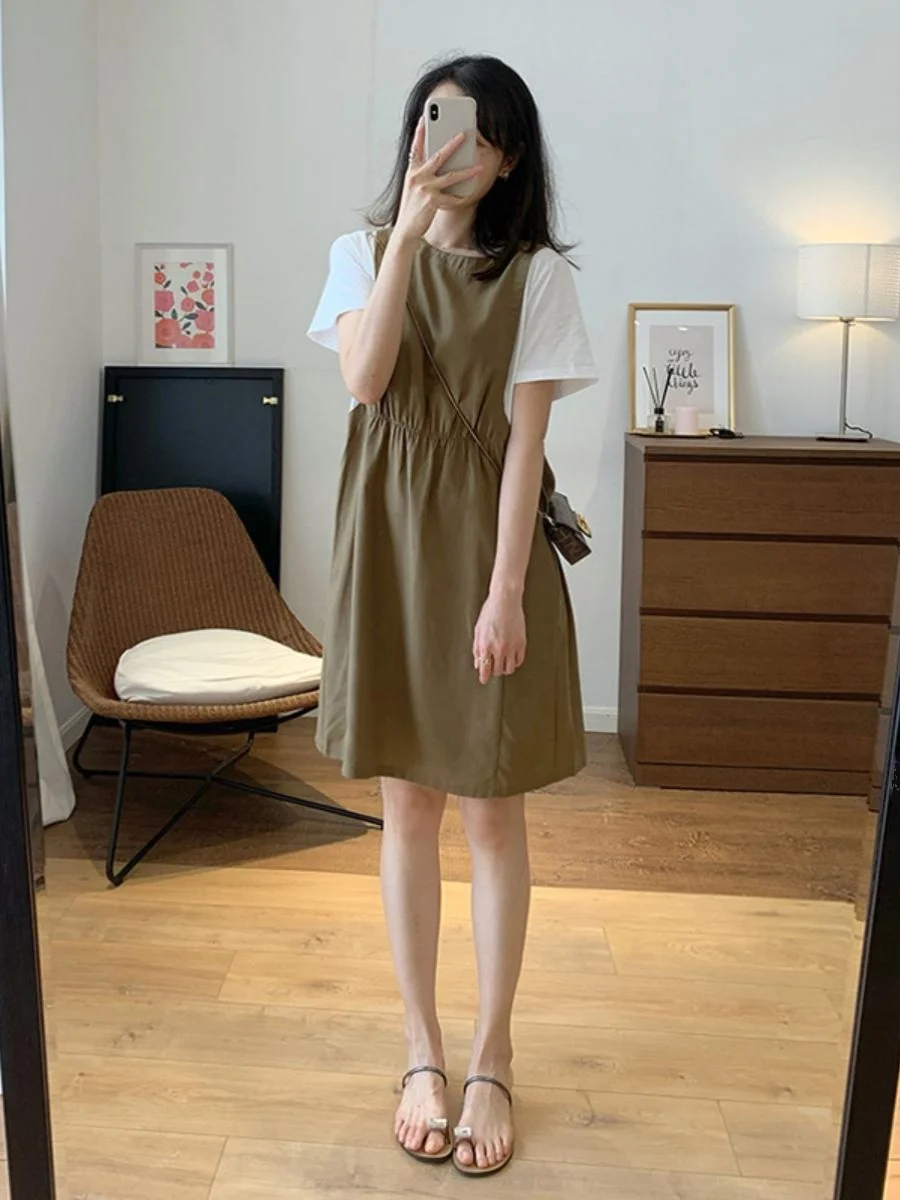 ele-thin-waist-cinching-casual-summer-dr-for-women-new-design-2025-sli-dr-trendy-skirt-piece