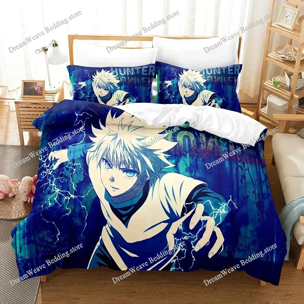 Hunter X Hunter Cartoon Poster Sheets Quilt Covers Bedding Dormitory Sheets Bedding Set Soft Warm Bedding Set Luxury Gift963963