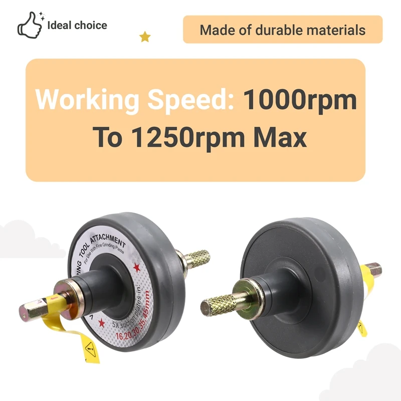 Valve Lapping Tool Kit Small Engine Valve Lapper Kit With 4 Suction Plates Electric Valve Grinding Tool