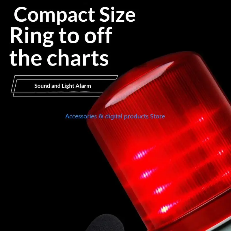 77JD Rotating Light With Sound Waterproof Lamp for Various Environment