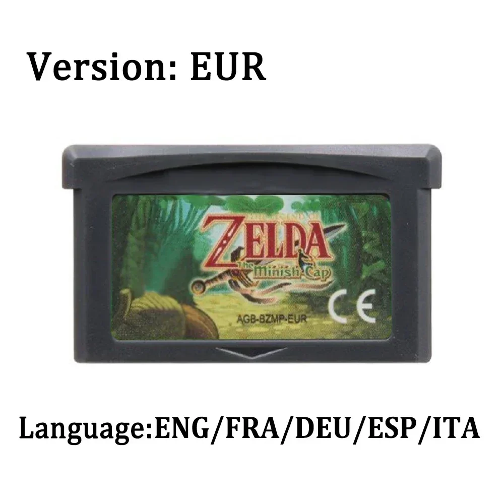 New GBA Game Cartridge 32 Bit Video Game Console Game Card Link To The Past Awakening DX Minish Cap image 3