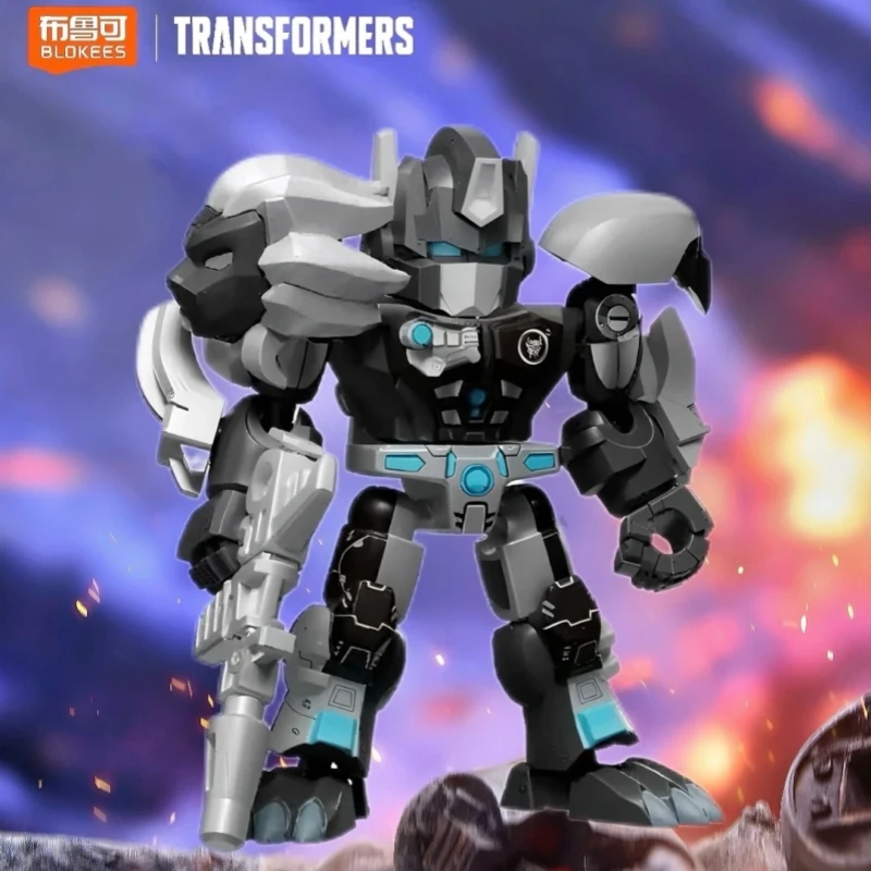 Blokees Transformers Defender Version 7 Blind Box Beast Wars Optimus Prime Actionfigur Ornament Bausteine Modell Sammelspielzeug Geschenk – Detail 5