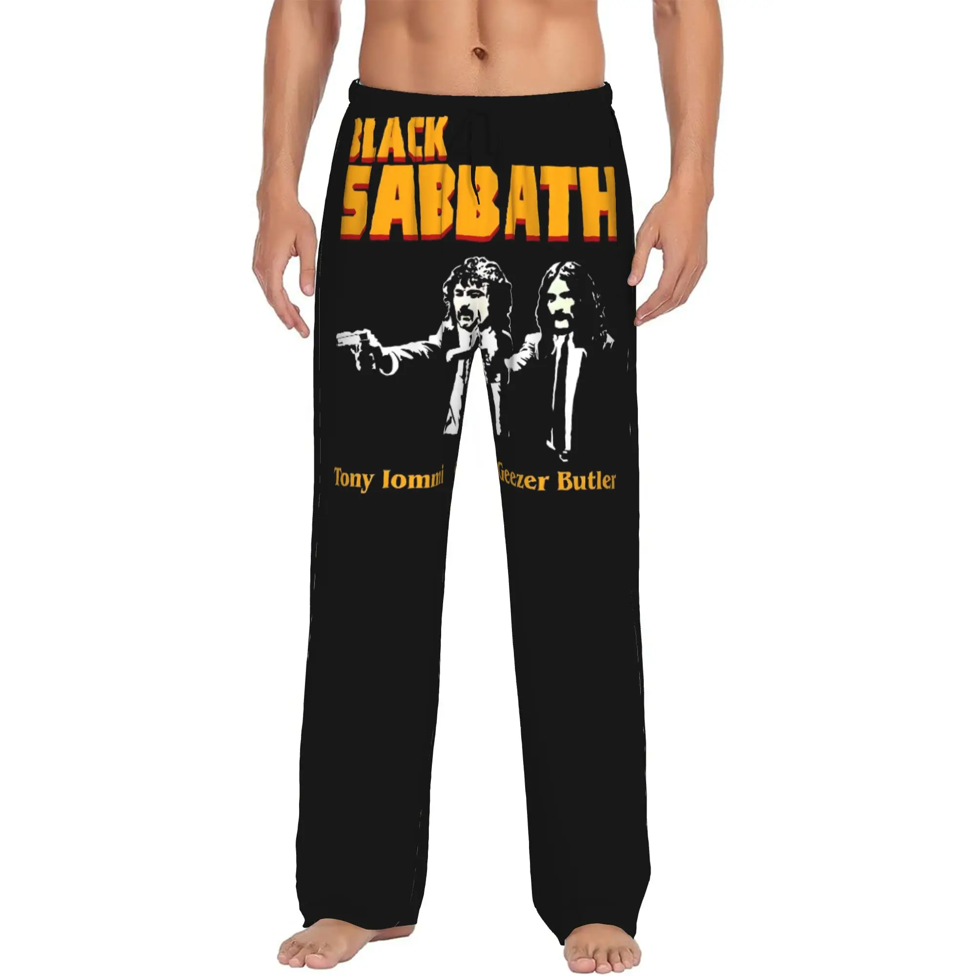 Custom S-Sabbathed Pajama Pants Men Mystery And Religion Sleepwear Lounge Sleep Bottoms Stretch with Pockets