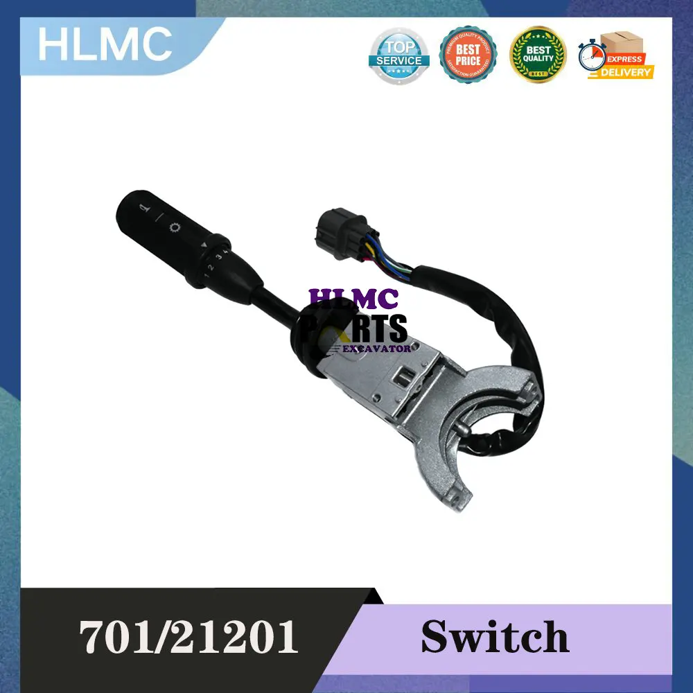 Excavator Parts 701/21201 70180298 701-80298 New Forward and Reverse Column Switch for JCB 3CX 4CX