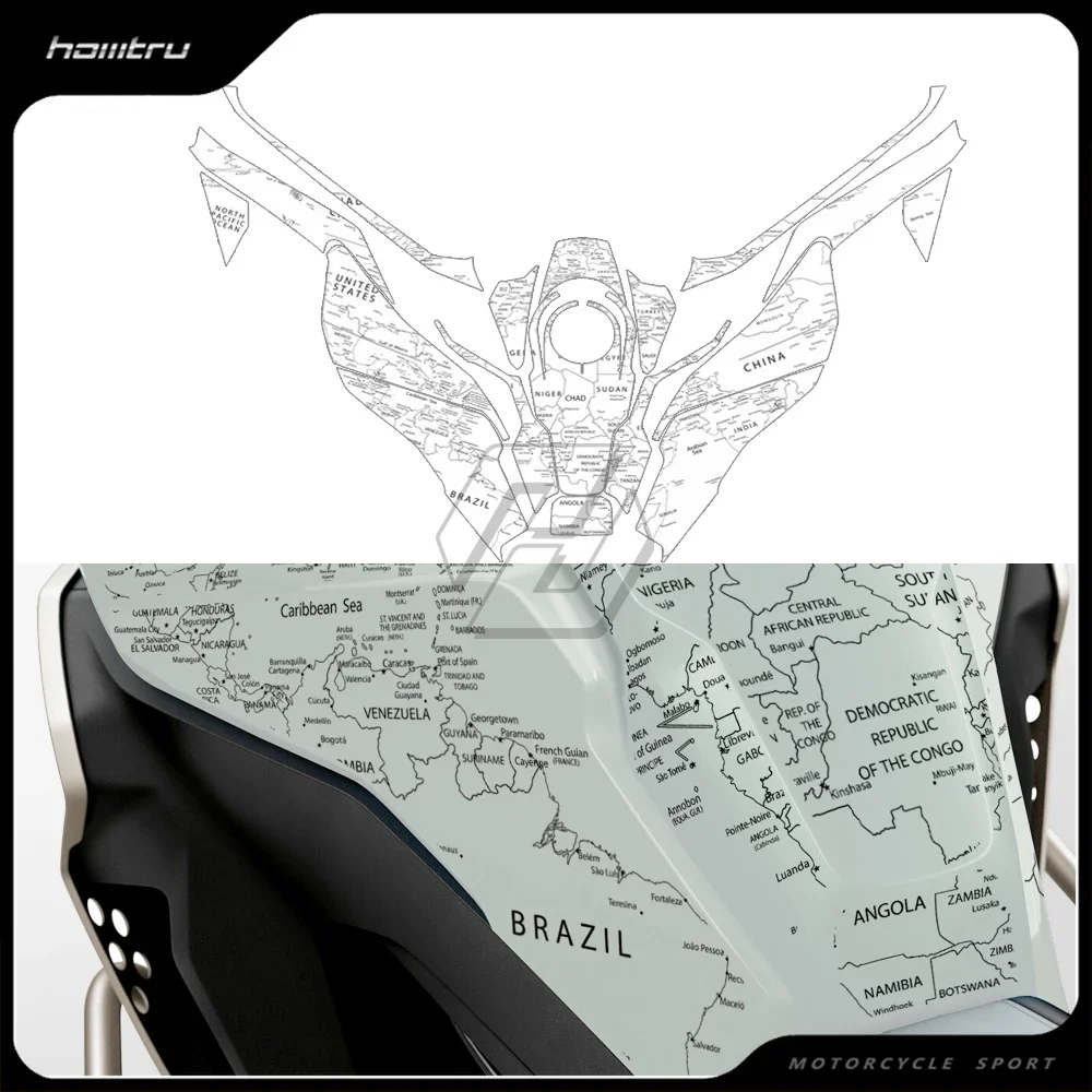 

Transparent Motorcycle Full Graphics Kit Sticker for BMW F850GS Adventure 2019-2023