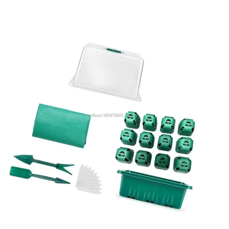 

Набор лотков для проращивания рассады, коробка для выращивания растений в теплице для домашнего использования