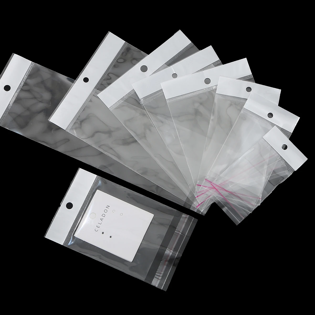 OPP self sealing transparent plastic bag, cellophane, self-adhesive packaging, jewelry, candy, cookies, gift packaging bag