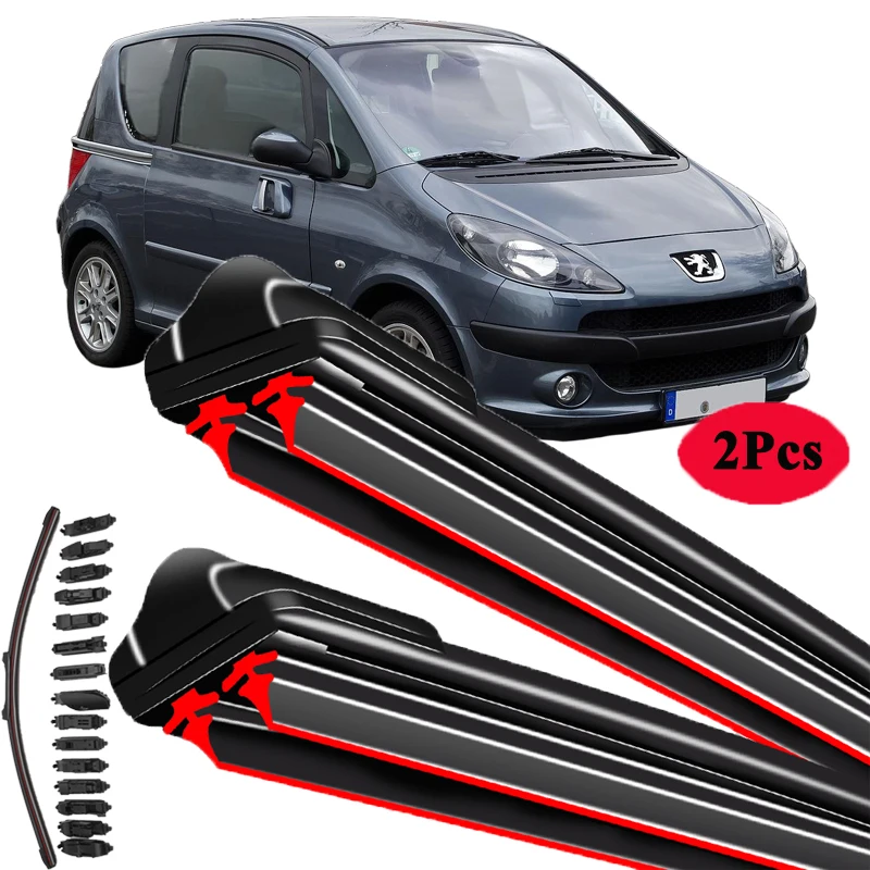 

For Peugeot 1007 2005-2011 Car Windshield Wiper Blade Front Windscreen Brushes Washer Accessories Window Cleaning Replacement
