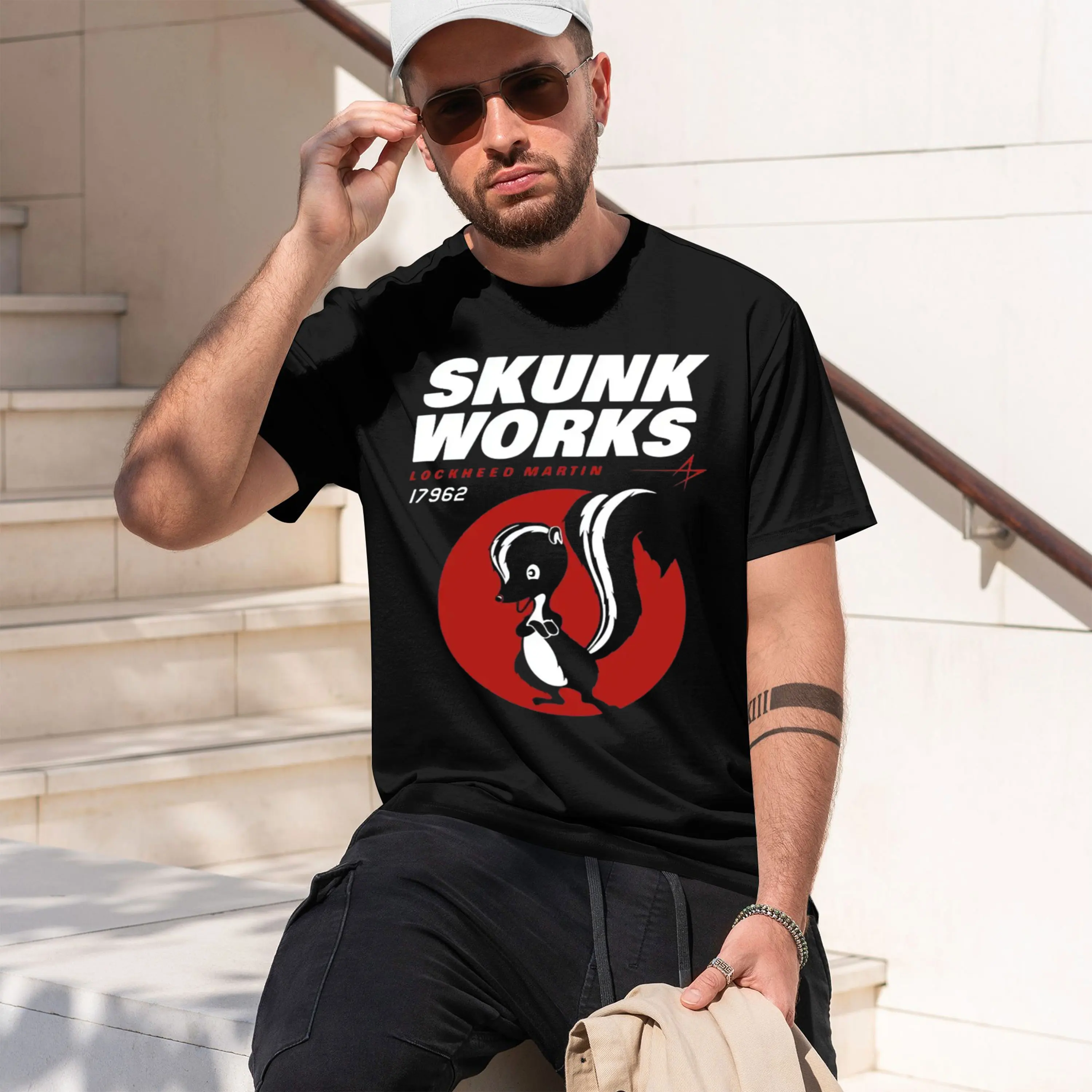 New T Shirt Loheed Skunk s Active Funny Size S to 5XL vintage Washed Unisex Breathable Casual grh Streted Slightly 2026 New Mode