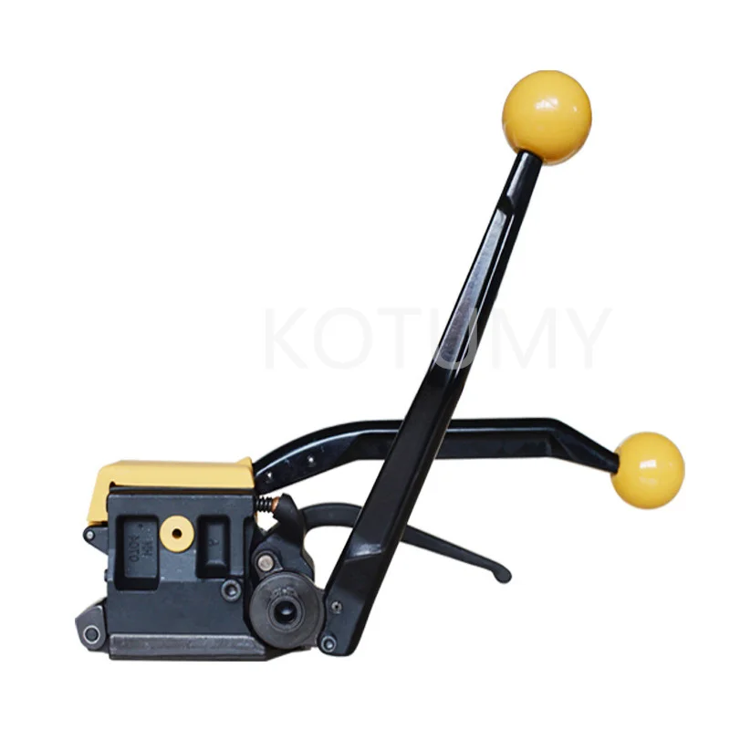 Handheld Steel Strapping Machine Buckle Free Sealless  for 13mm-19mm  Steel Strip Strap Manual Steel Strapping Tool A333