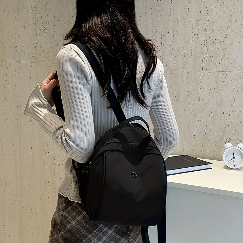 Sacs à dos de mode pour femmes de grande capacité sacs à dos de voyage à coque en Nylon sacs à main de poche multicouches pour les voyages pour femmes