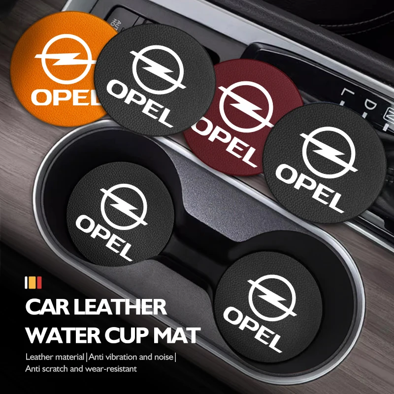 Car Water Cup Anti Slip Pad Drink Bottle Holder Insert Coaster Mat Auto Accessories For Opel Corsa Mokka Astra Cascada Adam