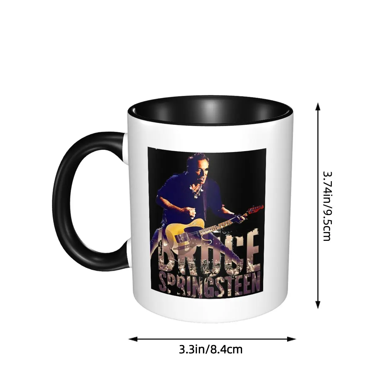 Bruce Springsteen The Boss Rock Legend Mug Funny Ceramic Coffee Cups Tea Mugs Milk Cup Drinkware Gifts for Woman Man
