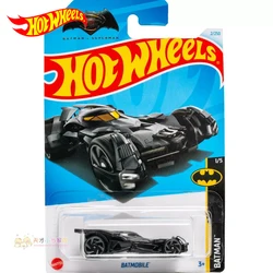 Hot Wheels-Diecast Batman Diecast Liga Modelo de Carro Batmóvel Brinquedos para Meninos, Coleção Voiture, Presente de Aniversário Original, 2024F