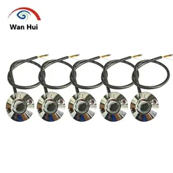 5Pcs TM Probe, DS9092 iButton Probe/Reader, iButton Card Reader, with LED Red Green Light flat, could paste, 30cm, 150cm wire