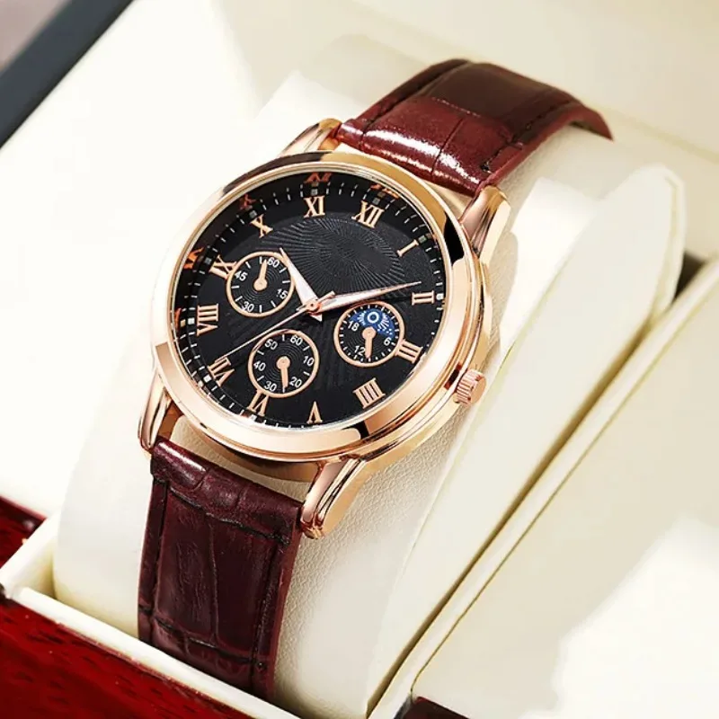 

Luxury Men's Watches Business Watches Leather Strap Clock Mens Sport Quartz Wristwatches Reloj Hombre Gümrüksüz Vergisiz Ürünler