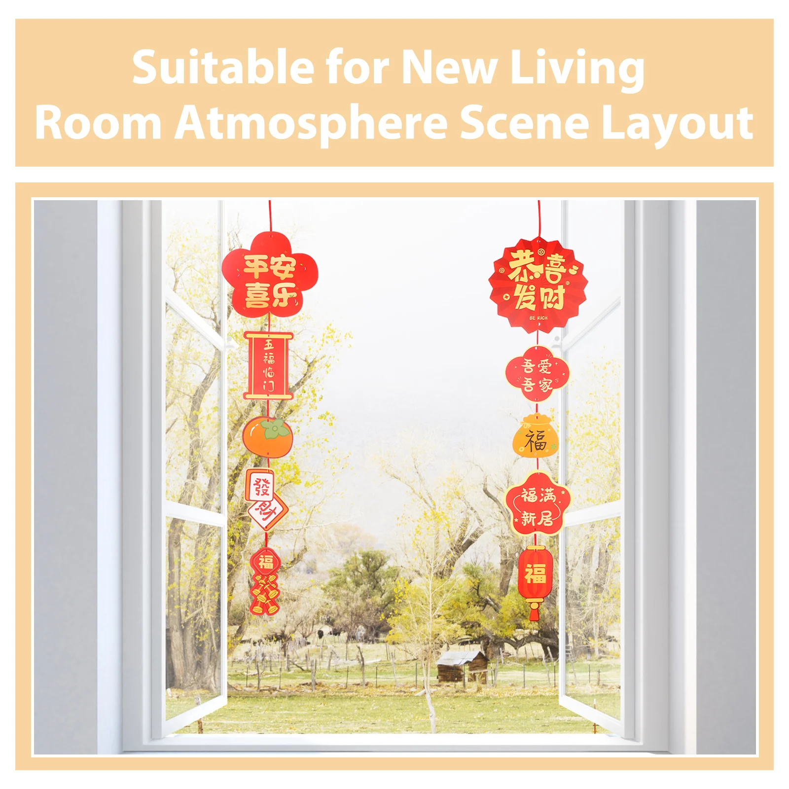 1 مجموعة 1 مجموعة الصينية الأفعى القمرية السنة الجديدة شنقا الزينة محظوظ شخصية قلادة مهرجان الربيع جدار المنزل حلية مجموعة