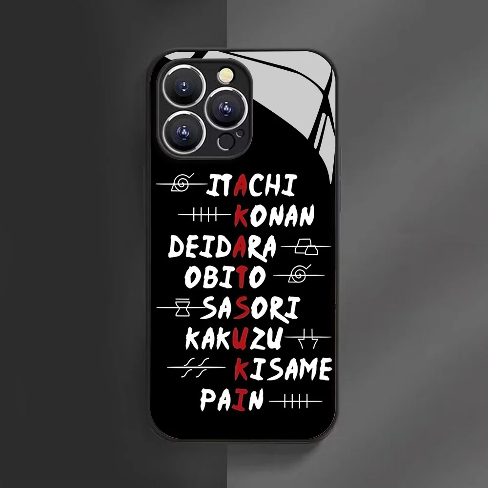 Coole Anime N-Naruto Handyhülle für Samsung Galaxy S26 S25 S24 S23 S22 S21 S20 S10 Edge Ultra Plus FE 4G 5G Glas-Silikon-Schutzhülle – Detail 3