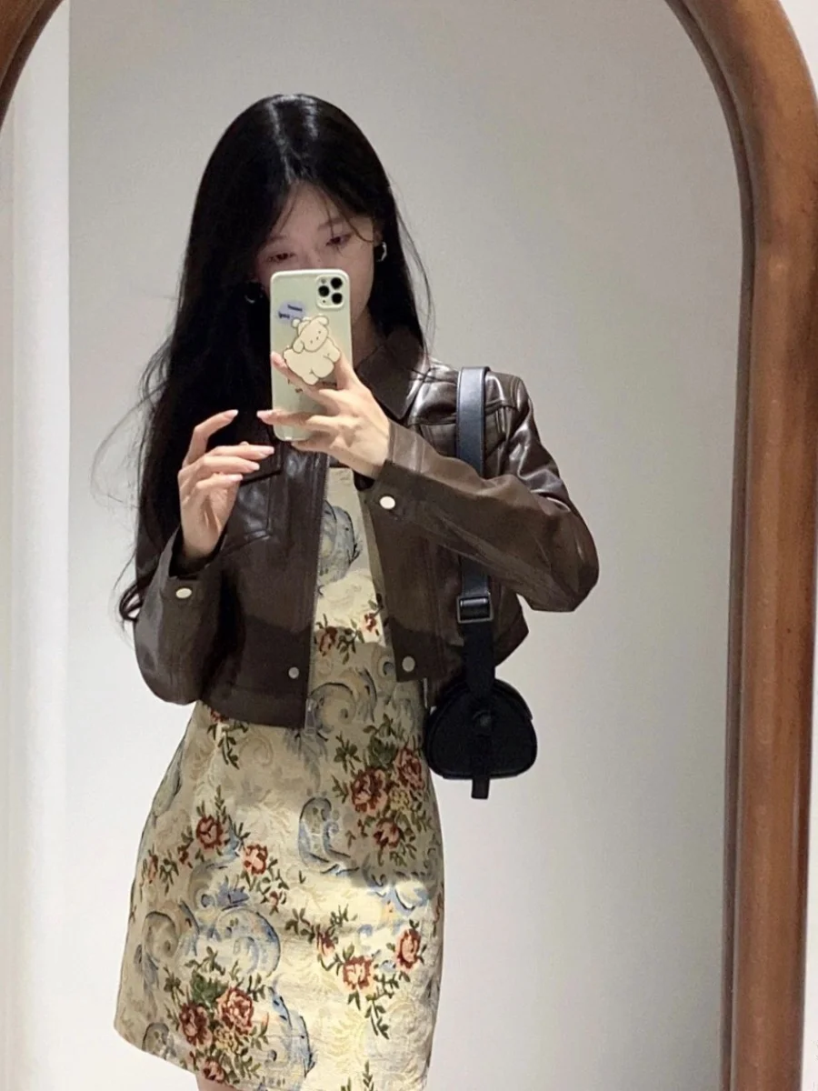 

Весенние женские куртки с кружевной овчаркой, пальто Abrigo, уличные однотонные жилеты в готическом стиле с нашивкой реглан на молнии