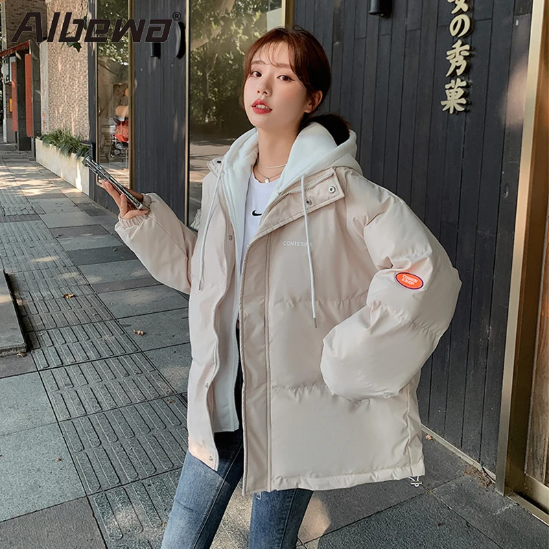 Winter Parkas for Women 2023 Padded Warm Women's Parkas Casual Stand Collar Zipper Basics Coats Outerwear