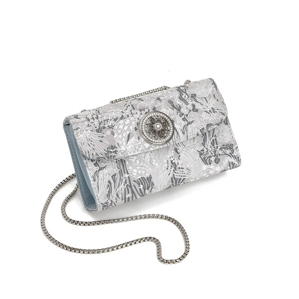 

Fashion Casual Messenger Bag Embroidered Multifunctional Shoulder Bag PU Leather Handbag Women