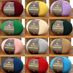 50g 100% Merino Wool Yarn Thin Yarn Soft Anti-pilling For Hand Knitting Wool Crochet Scarf Woven Sweater