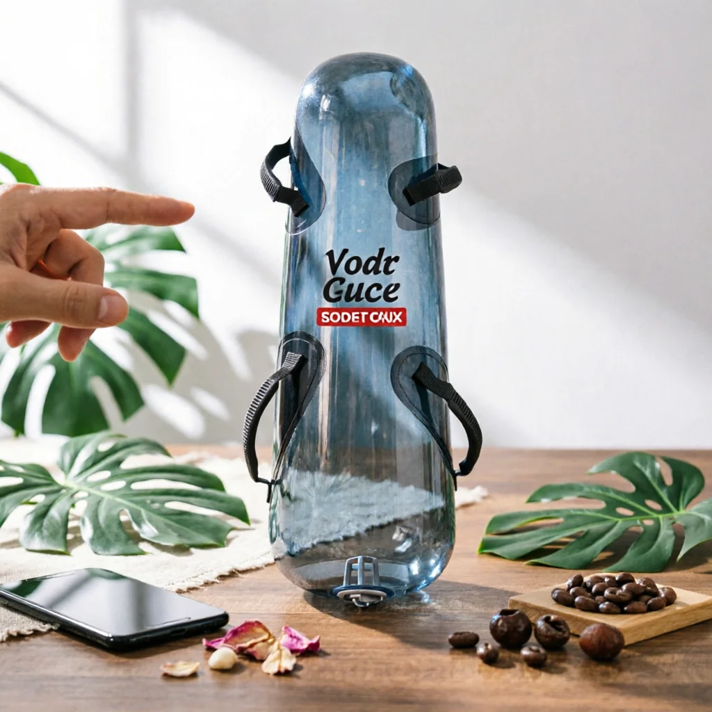 Fitness Water Bag Transparent Water-Filled Training Bag Exercise Equipment Sealed Ends Sturdy