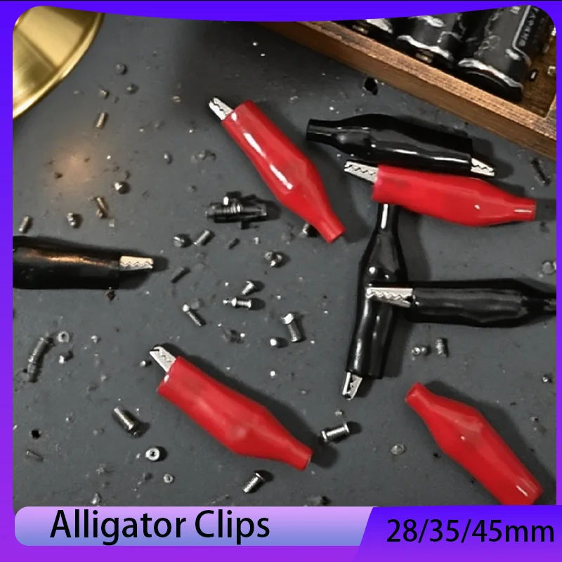 

Crocodile clip, test clip, wire, power battery, experimental clip, power clip, sheath clip, large, medium, small