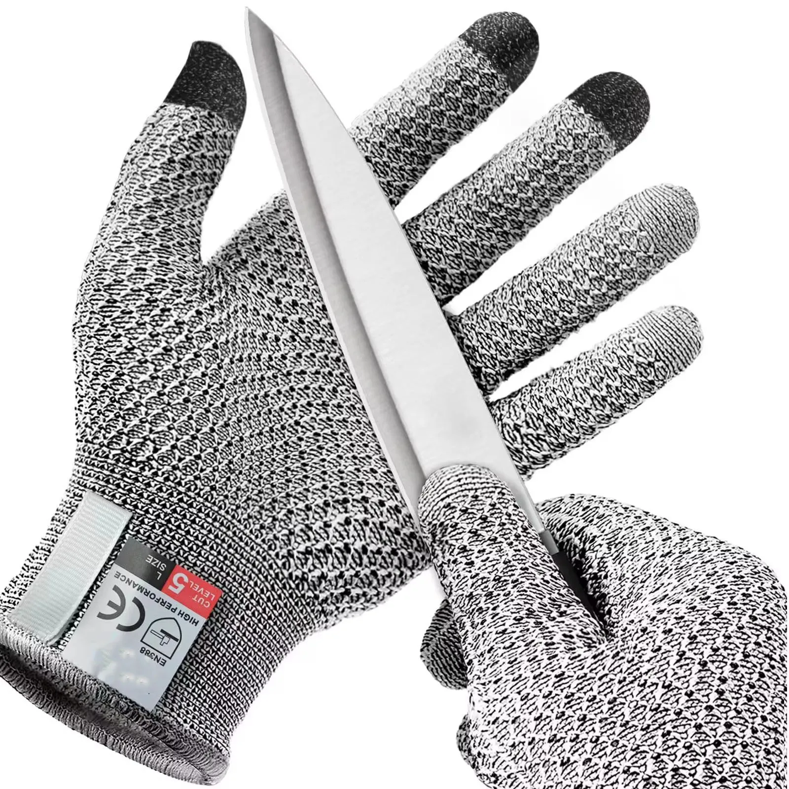5-Level Anti Cutting Touch Screen Anti Cutting Gloves, Glass Kitchen Food Grade Slaughter and Fish Killing Anti Cutting Gloves - view 4