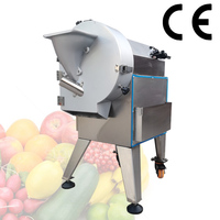 Automatic Vegetable Slicing Shredding Machine For Processing Hard Vegetables Potatoes Cucumbers Carrots Onion Cutting Machine