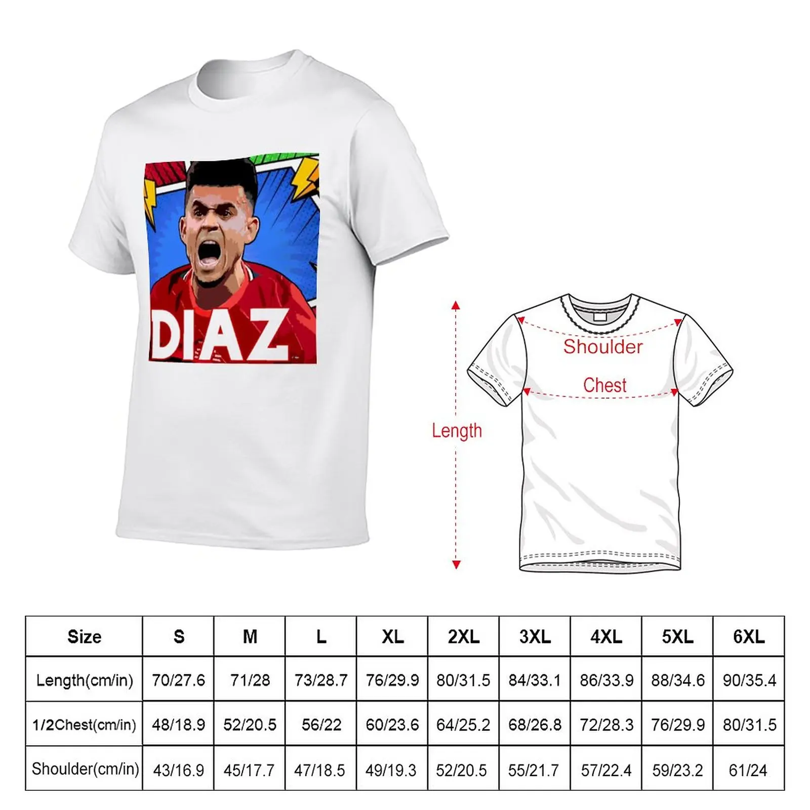 New Super Diaz T-Shirt Oversized t-shirt t-shirts man korean fashion workout shirts for men