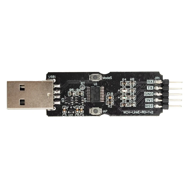 ABZY-WCH Linke CH32V003 EVT MCU Download Debugger RISC-V Architecture MCU/SWD Interface ARM Chip 1 Serial Port To USB Channel