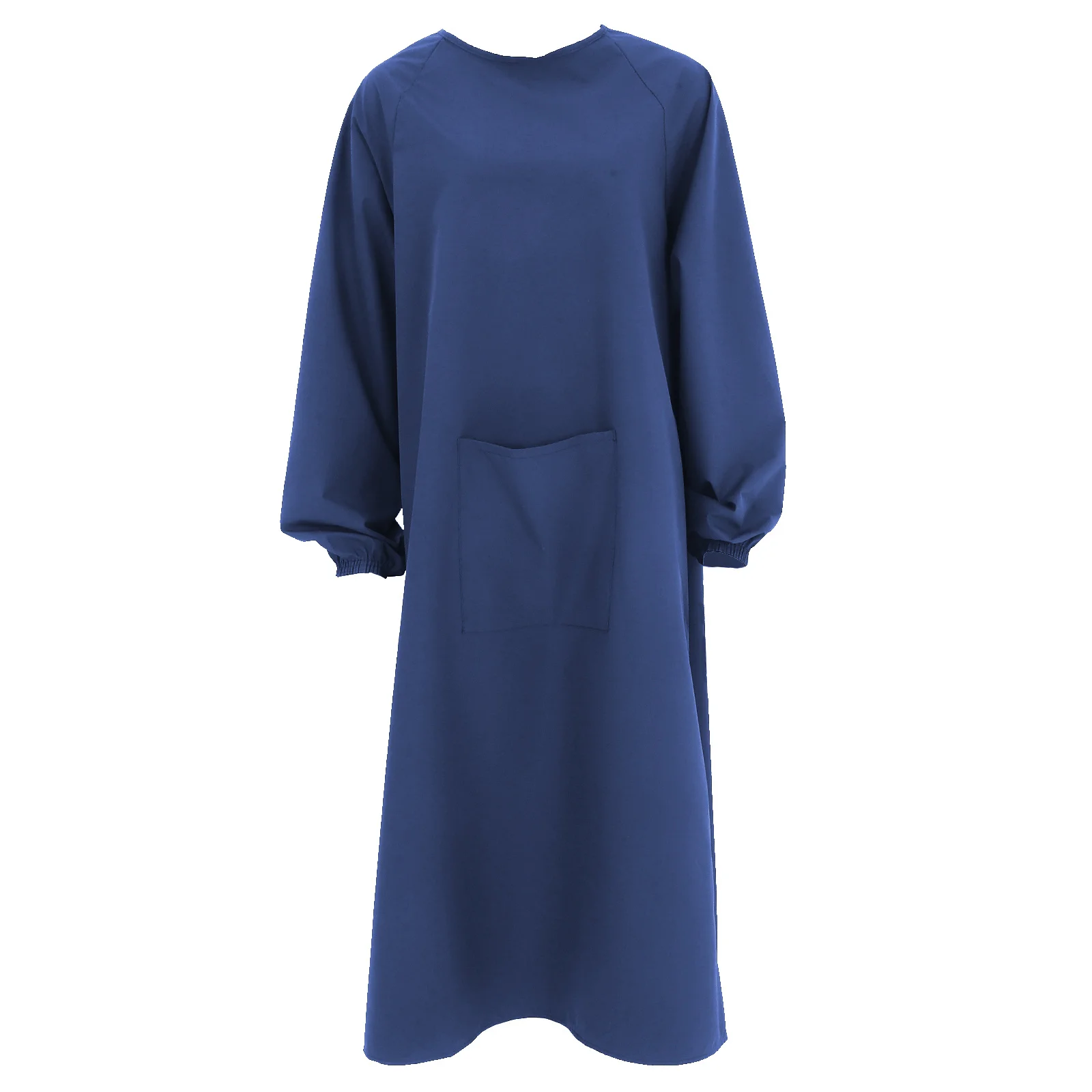 

Heavy Duty Long Sleeve Apron Waterproof Oilproof for Cooking Cleaning Bbq Gardening Lab Work Kitchen Wear Dark Blue