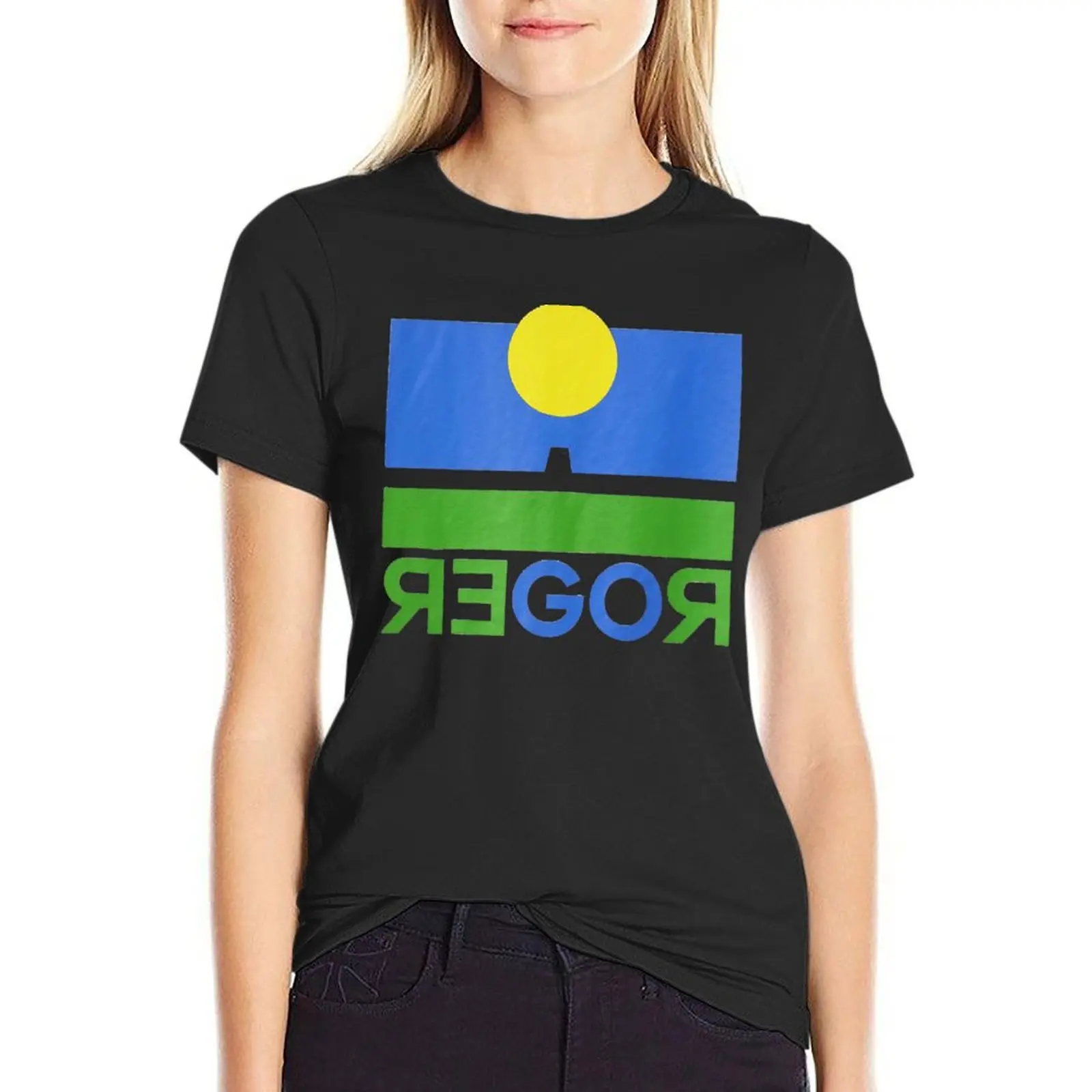 Go Roger! T-Shirt oversized hippie clothes cute clothes shirts graphic tees Women's tee shirt