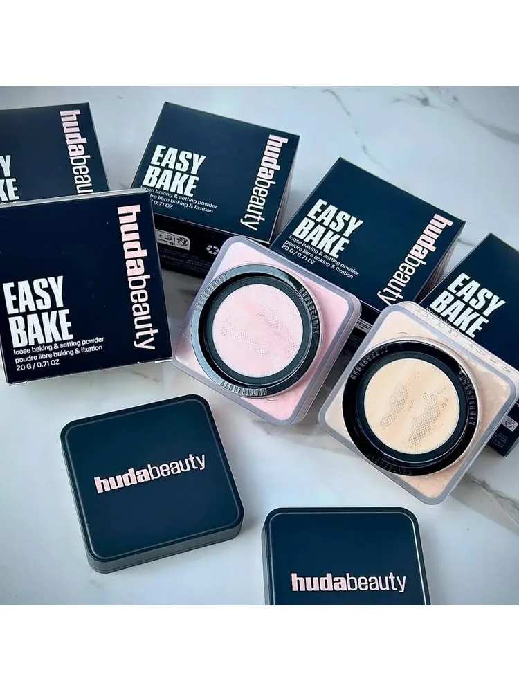 Nowy Puder do Utrwalania Makijażu Huda Easy Bake Color Blocking, Bez Zapachu, Rozpylacz do Utrwalania i Ujędrniania Makijażu, Kontrola Oleju, Matujący Spray do Utrwalania Makijażu — 2