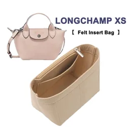 For Longchamp LE PLIAGE XS Top Handle Felt  Insert Bag Organizer Makeup Handbag Sling Organizer Travel Inner