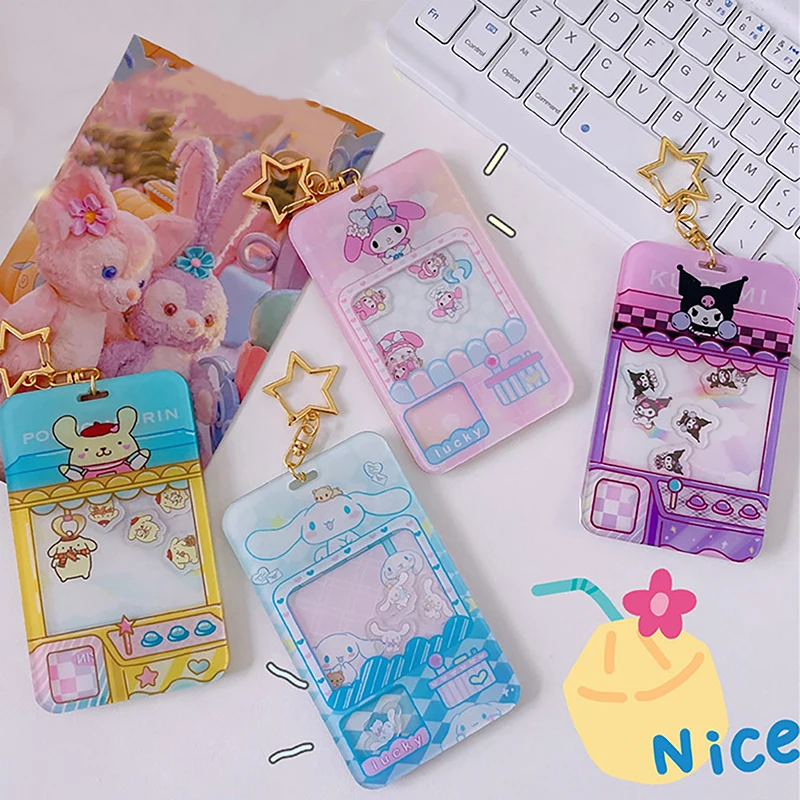 Kawaii Keychain Accessories Cute Anime Shaker Clip Doll Pendant Ornaments Girls Gift