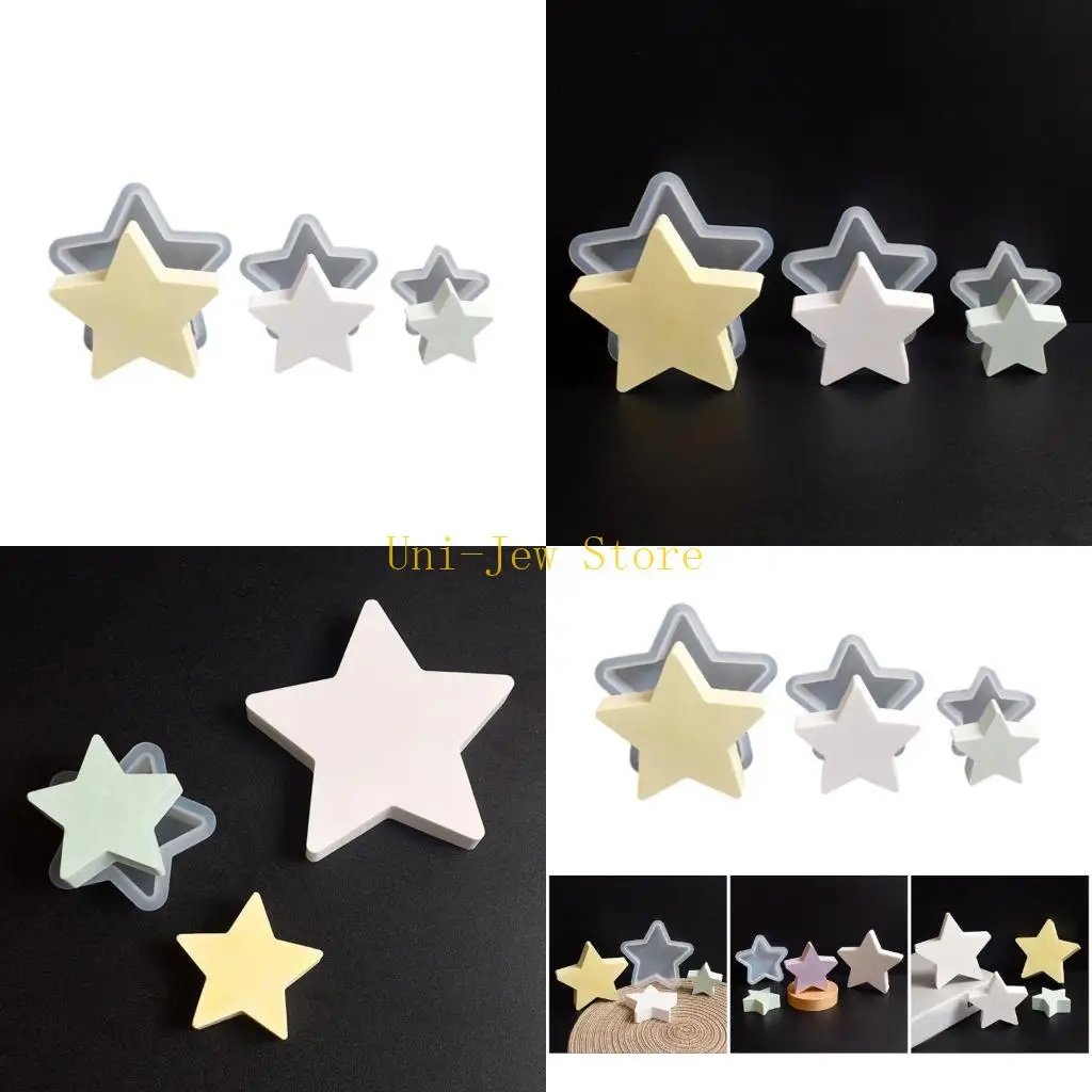 

40 ГБ 3 штуки прочные силиконовые формы для ежедневного использования рождественских подсвечников